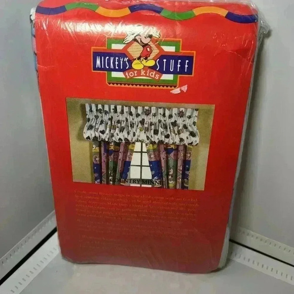 Vintage Mickeys Stuff For Kids Country 1 Blouson Valance - Picture 1 of 3